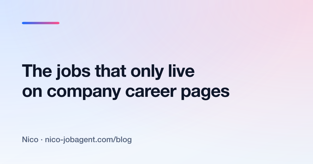 Illustration of a company careers page with a highlighted job listing